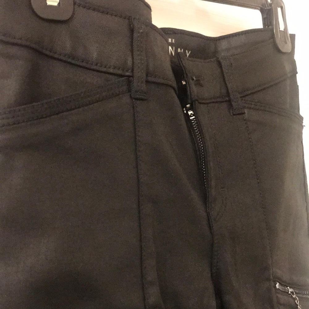 White House Black Market Wax coated Jean